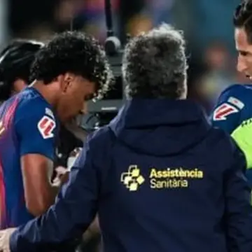 إحصائيات لامين يامال مع برشلونة بعد انتهاء موسمه بسبب الإصابة